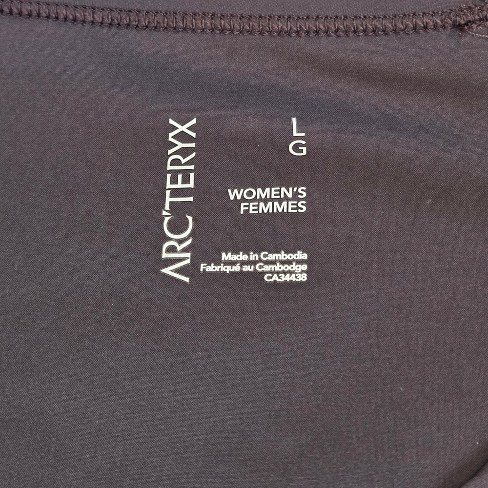 Arc'teryx Contenta Dress Women's Large Dark Plum Gray Sleeveless - Picture 3 of 8